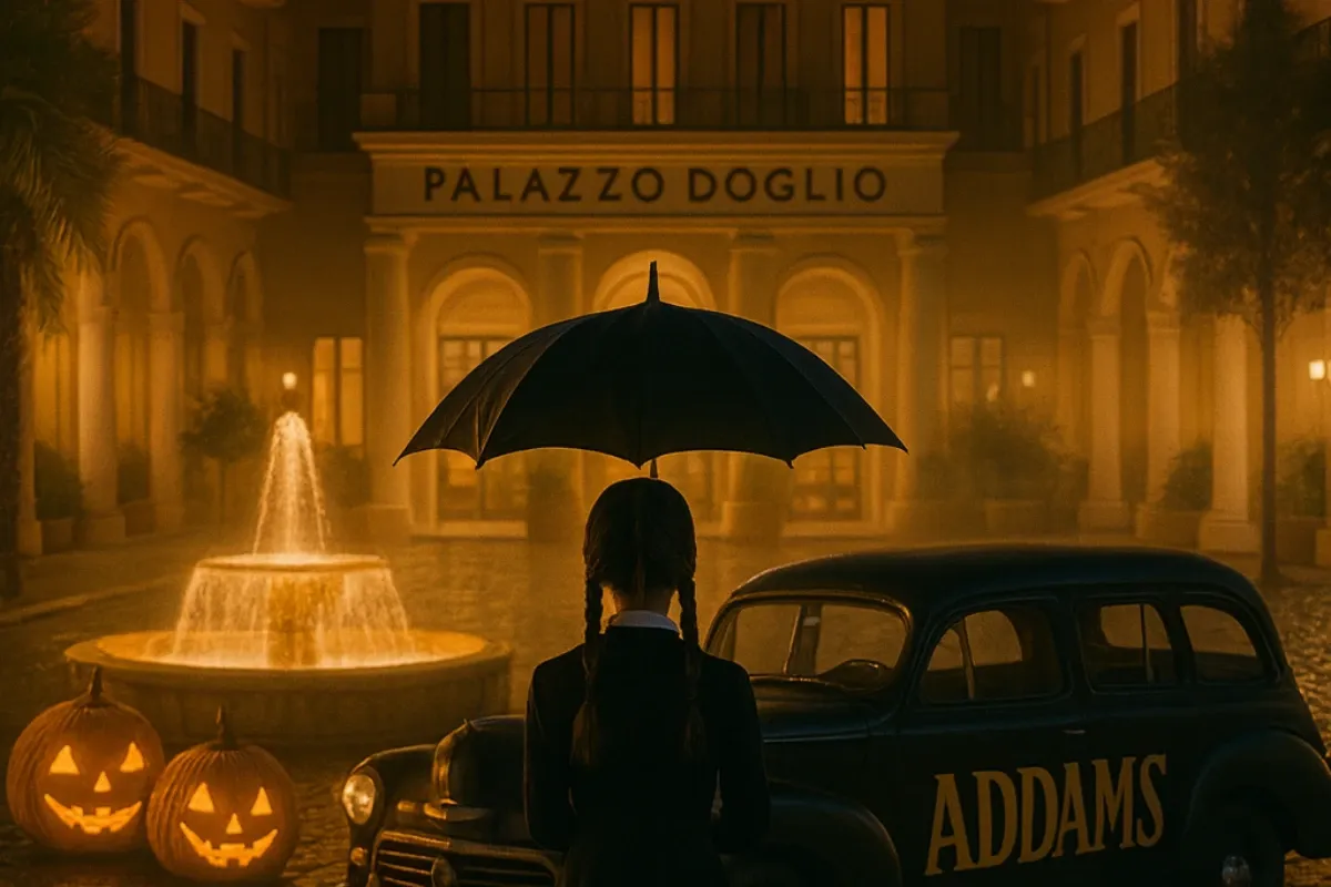 The Addams Weekend: Halloween a Palazzo Doglio Cagliari.